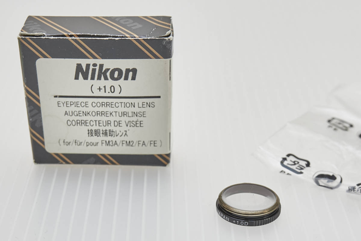 Nikon ニコン　接眼補助レンズ　＋1.0 　アイピース　For FM3A FM2 FA FE_画像3