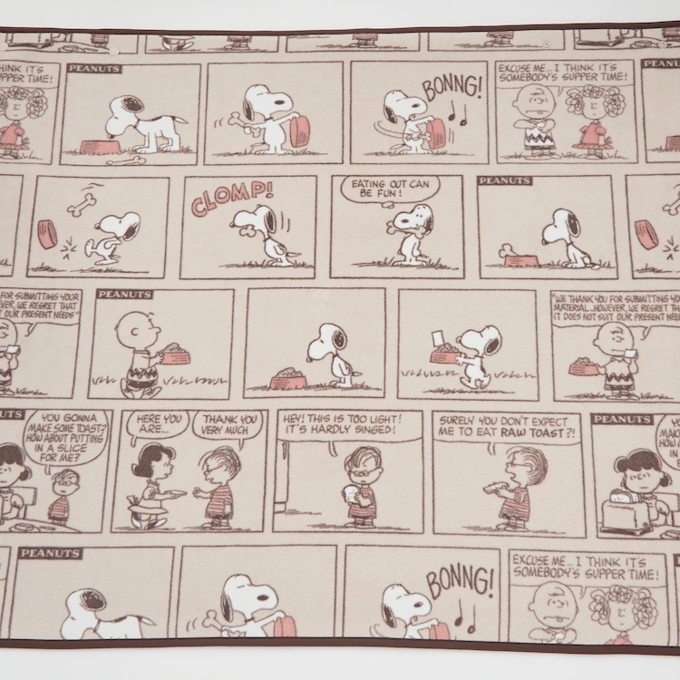 ★2022年 UNIQLO ユニクロ ピーナッツ ホリデー フリースブランケット 134×80cm 全3種 スヌーピー チャーリーブラウン SNOOPY PEANUTS★_画像9