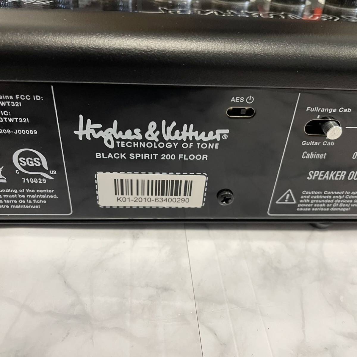 新品同様 Hughes&Kettner BLACK SPIRIT 200 FLOOR ヒュース&ケトナー ブラックスピリット フロアタイプ パワーアンプ マルチエフェクター_画像7