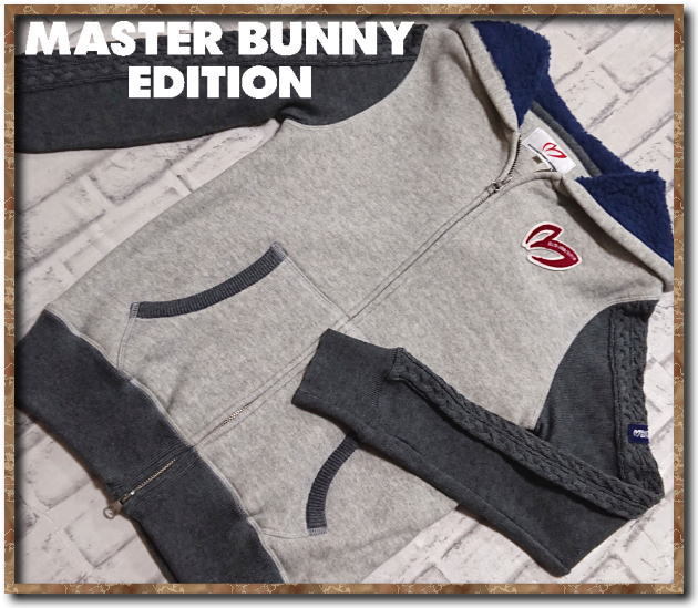 ☆MASTER BUNNY EDITION　マスターバニーエディション　切替ジップパーカー☆_画像1