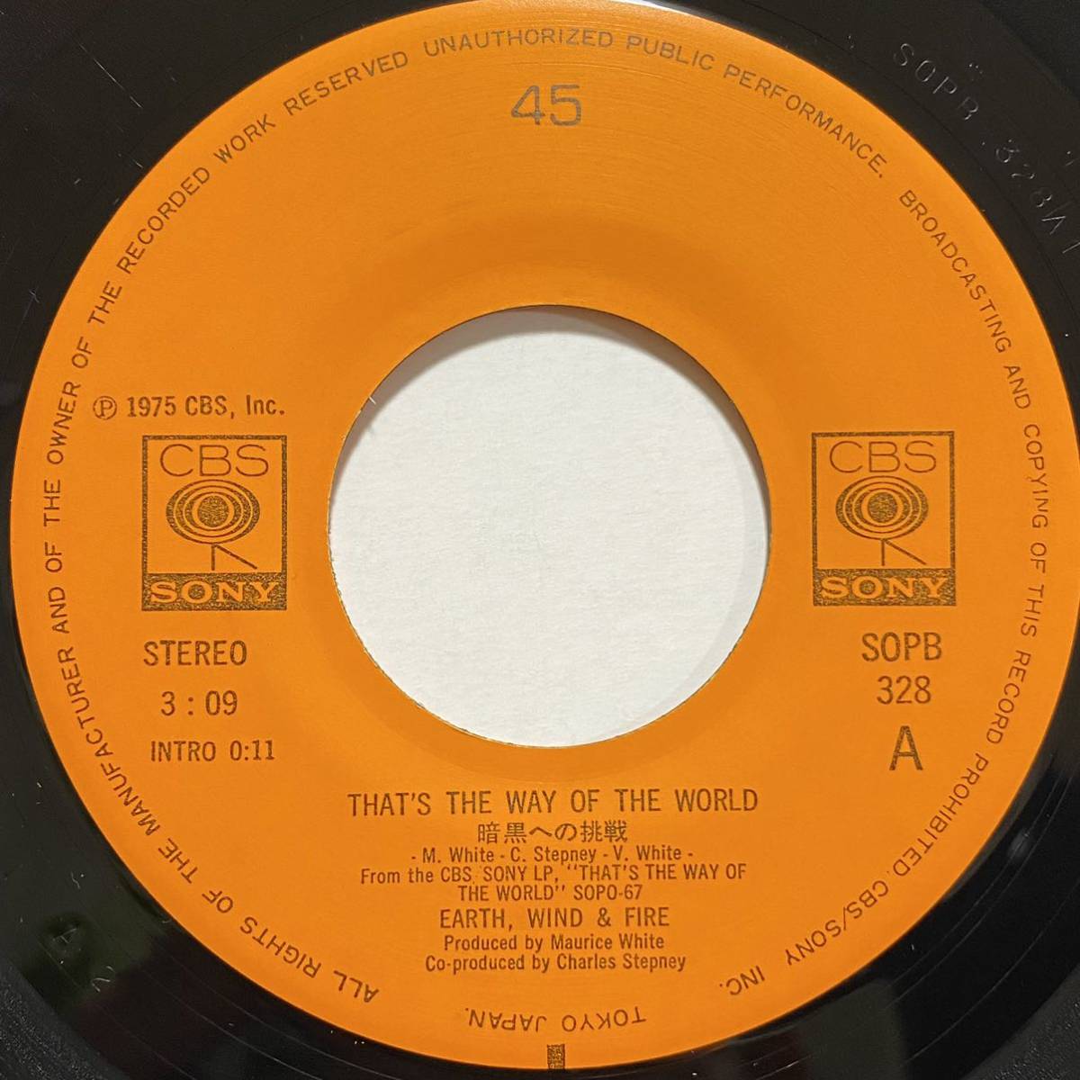 EARTH WIND & FIRE That's the Way of the World 暗黒への挑戦 Africano 7inch 7インチ EP 国内盤 ネタ アース ウインド & ファイアー_画像2
