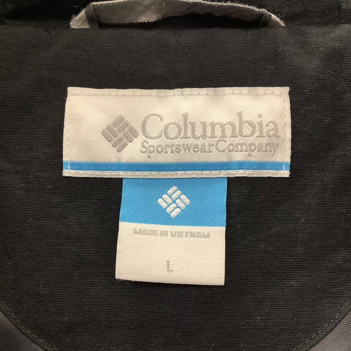 Columbia コロンビア フーデット 中綿 ナイロンジャケット 黒 size L 77799_画像5