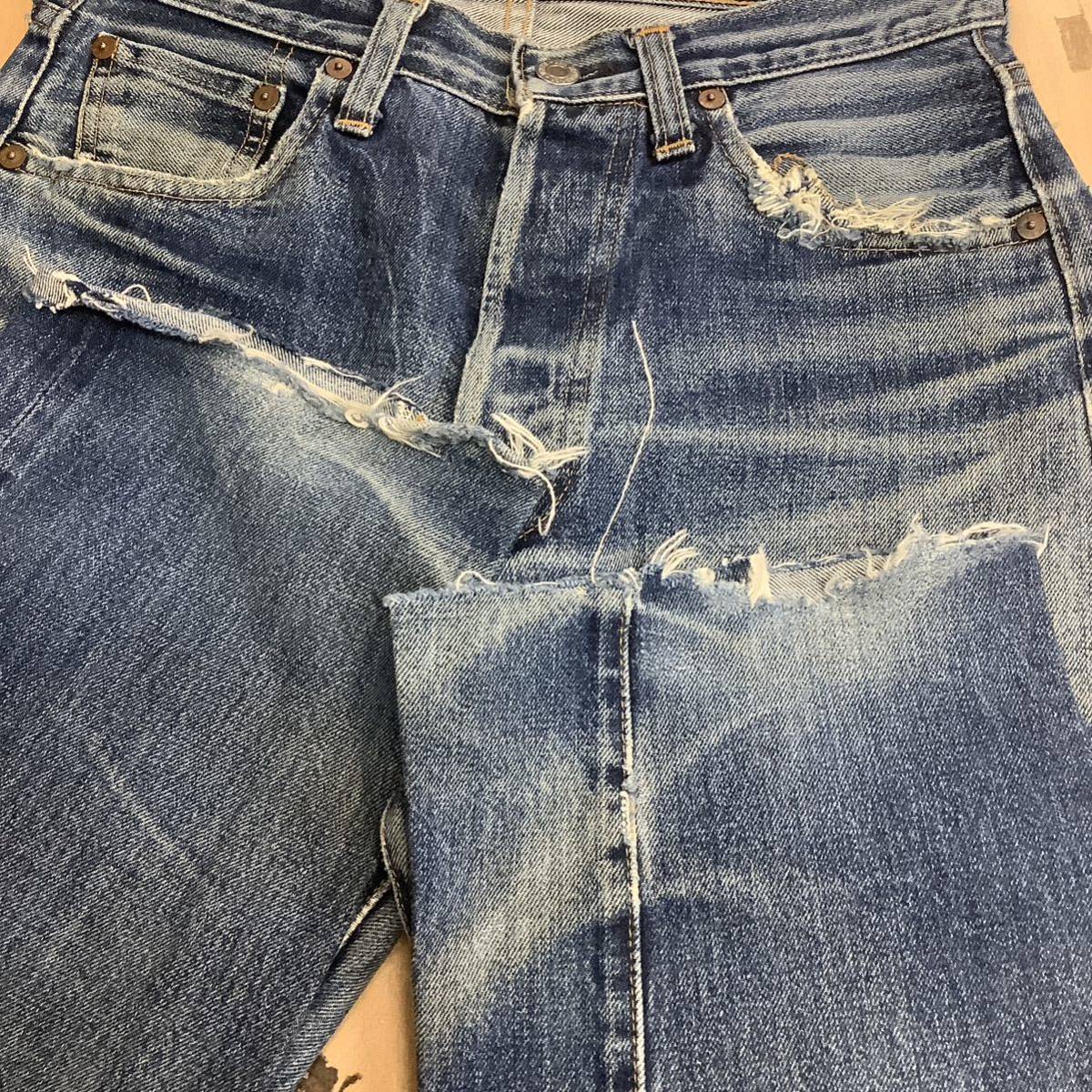 Levi's 501XX BIG E リーバイス 復刻 USA製 デニムパンツ ジーンズ W29 ヴィンテージ 古着 69889