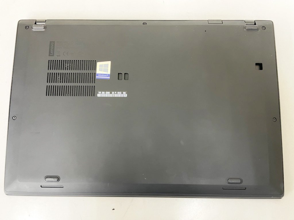 【UEFI起動確認済み／中古】ThinkPad X1 Carbon [TYPE 20KG-S20H00] (Core i5-8250U, RAM8GB, SSD無し) 本体＋ACアダプタ_画像3