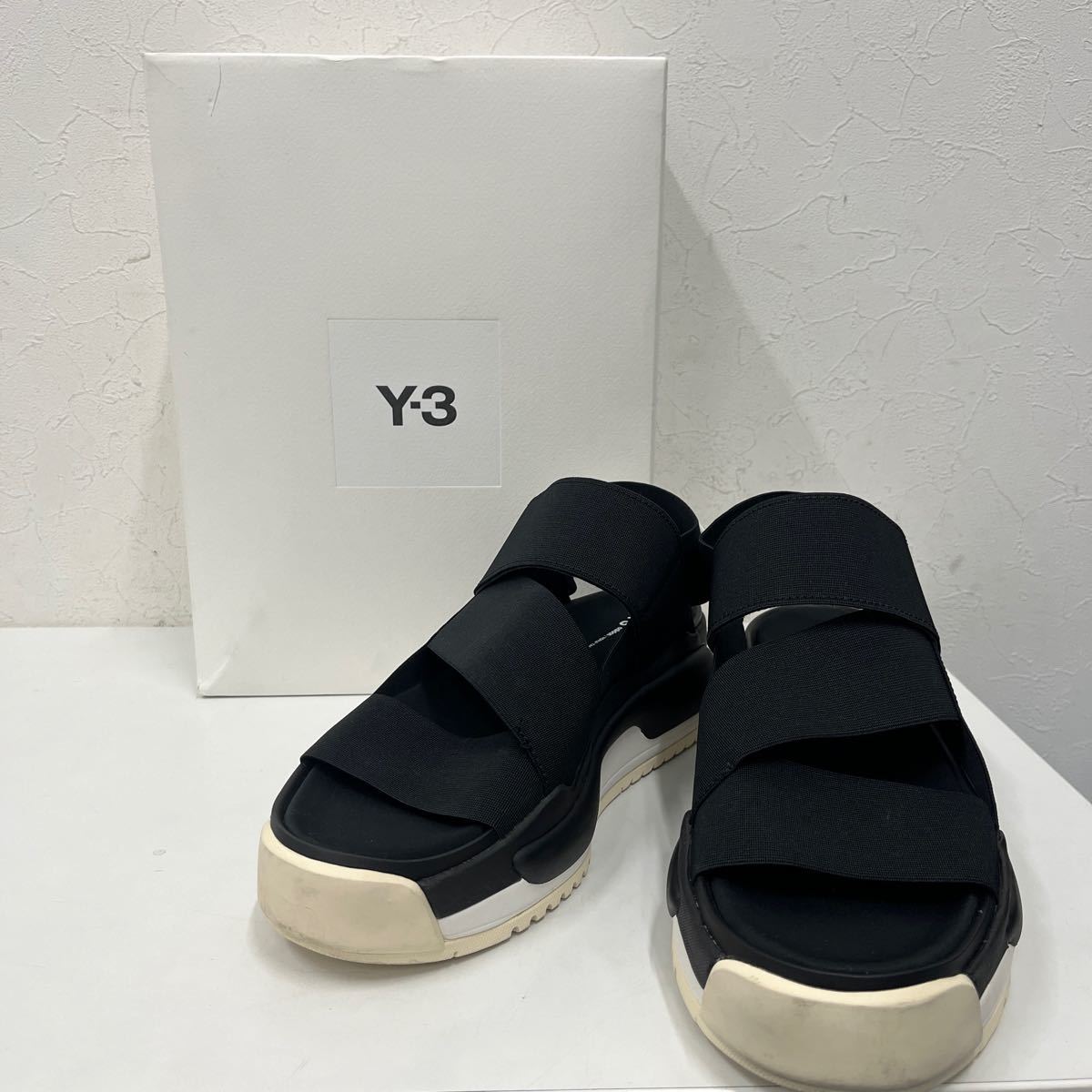 ①Y-3 HOKORI SANDALS GX1059 BLACK 28cm