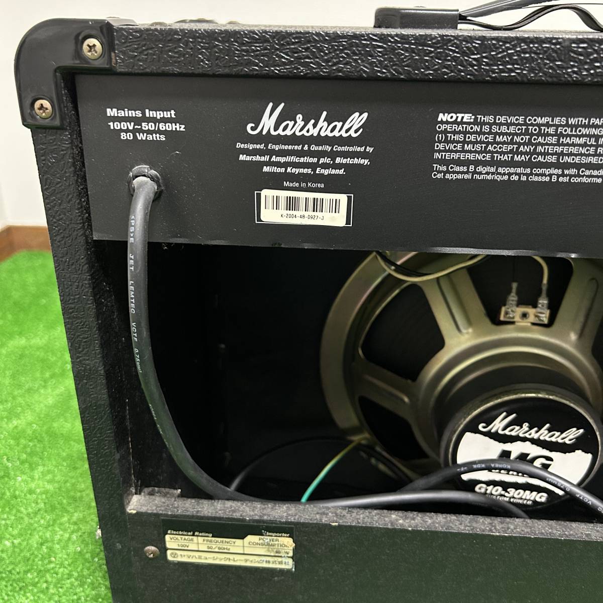 Marshall MG30DFX / マーシャル ギターアンプ 音響機器 中古 現状品【ジャンク】_画像6