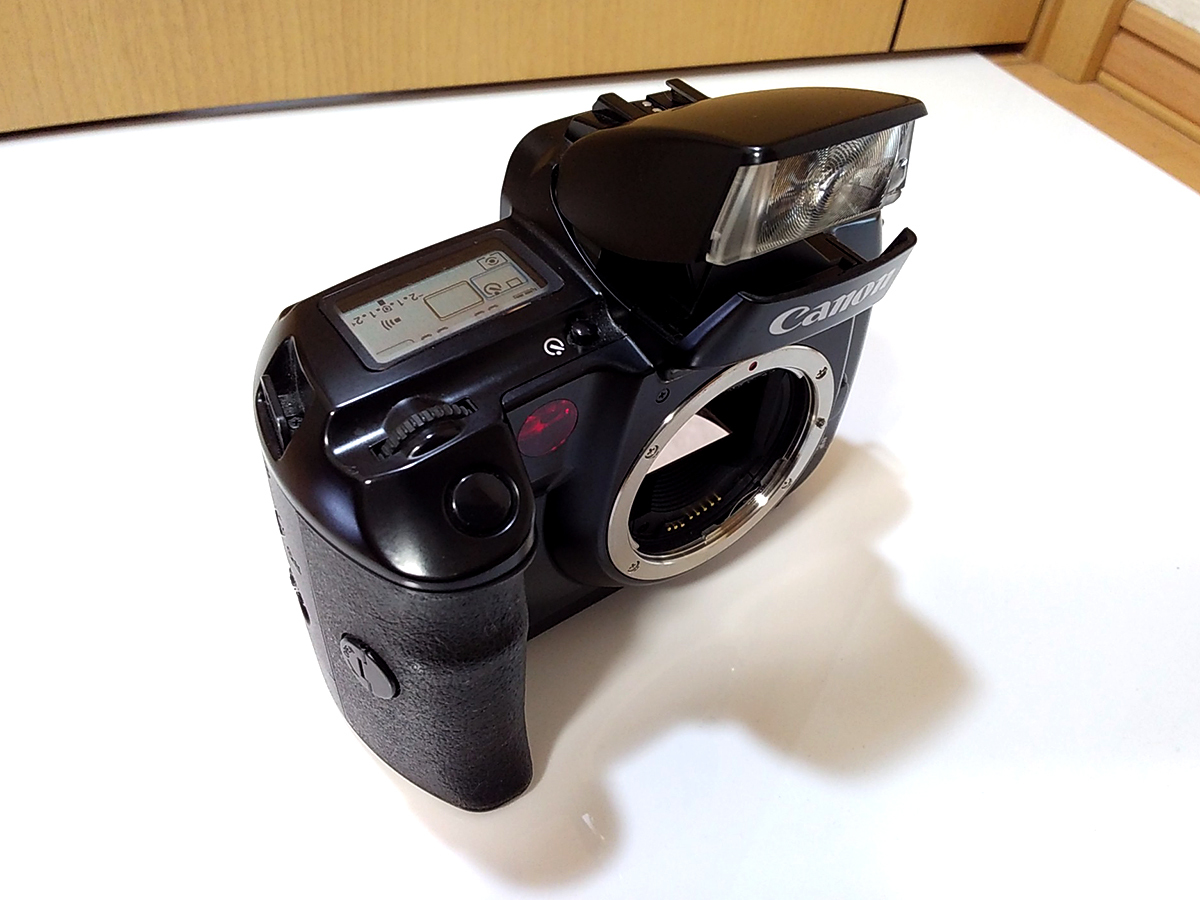 【 動作品 】 CANON EOS 5 QD Quartz Date SLR Film Camera キヤノン イオス5 一眼レフ フィルムカメラ_画像2