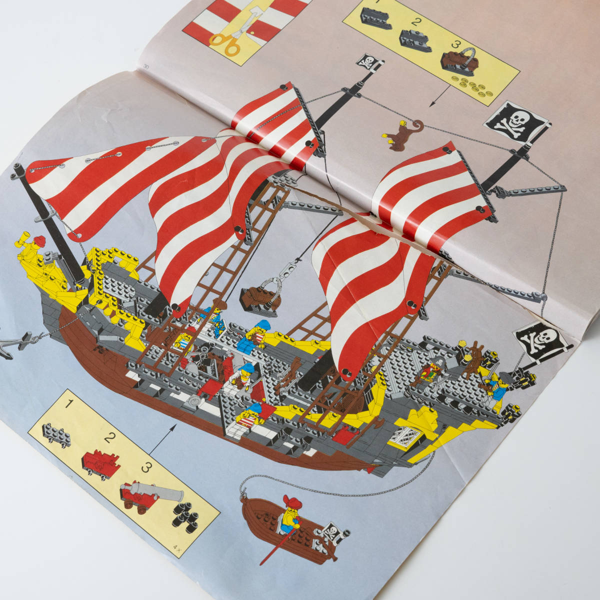レゴ 南海の勇者シリーズ 6285 説明書のみ ダークシャーク号 Black Seas Barracuda Pirate Ship LEGO 海賊船の画像6