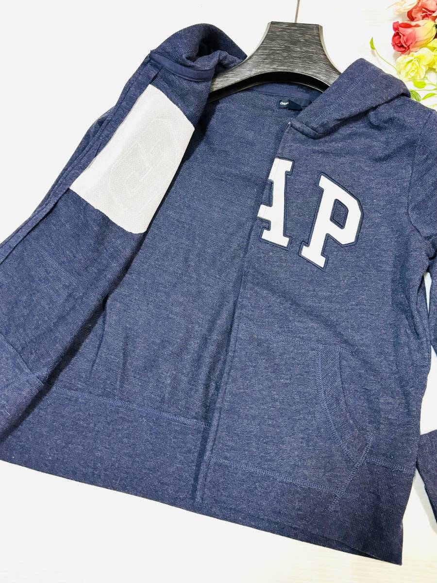 Gap Kids Gap . Logo full Zip up Parker navy size 160cm 14-15Years XXL(13XL)