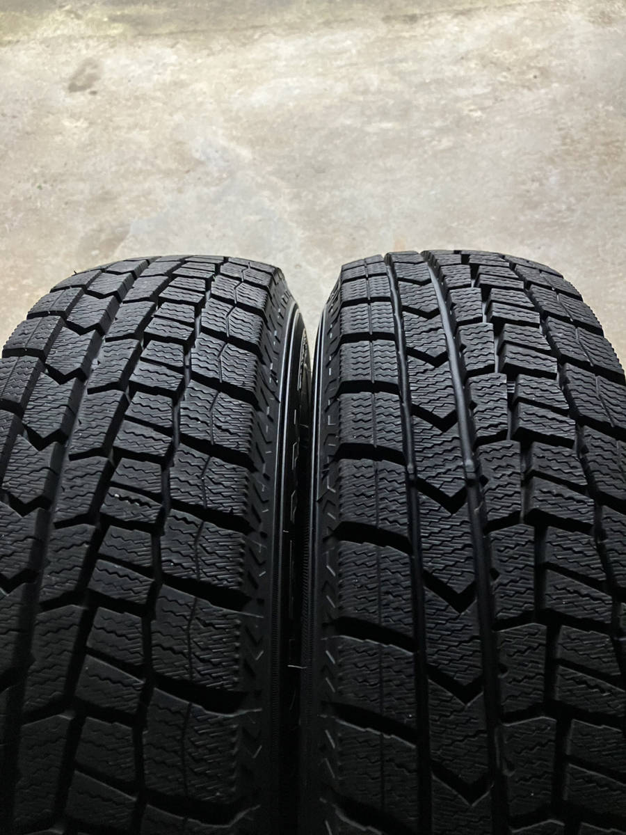 ★DUNLOP WINTERMAXX WM02 155/80R13 ２本 スタッドレス ９分山　美品　中古　♪_９分山あり