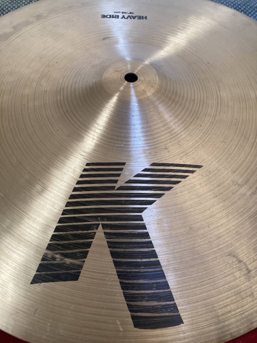 【最初期のIAK】K Zildjian Heavy Ride 18インチ 1880g 1986年～1987年製_画像2