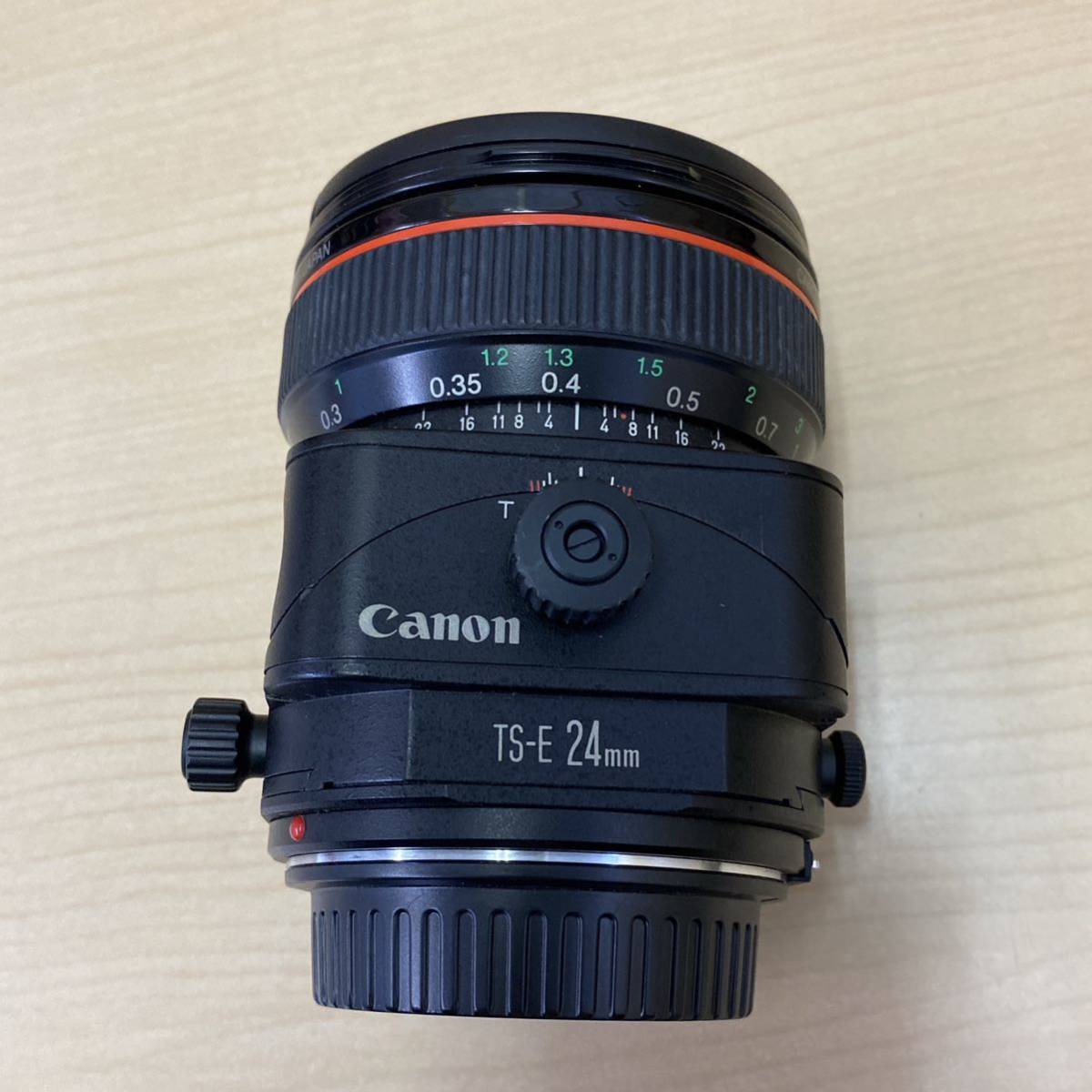 【TM0119】 CANON キャノン カメラレンズ TS-E 24mm 1.3.5 L キズあり 汚れあり 自宅保管品_画像1