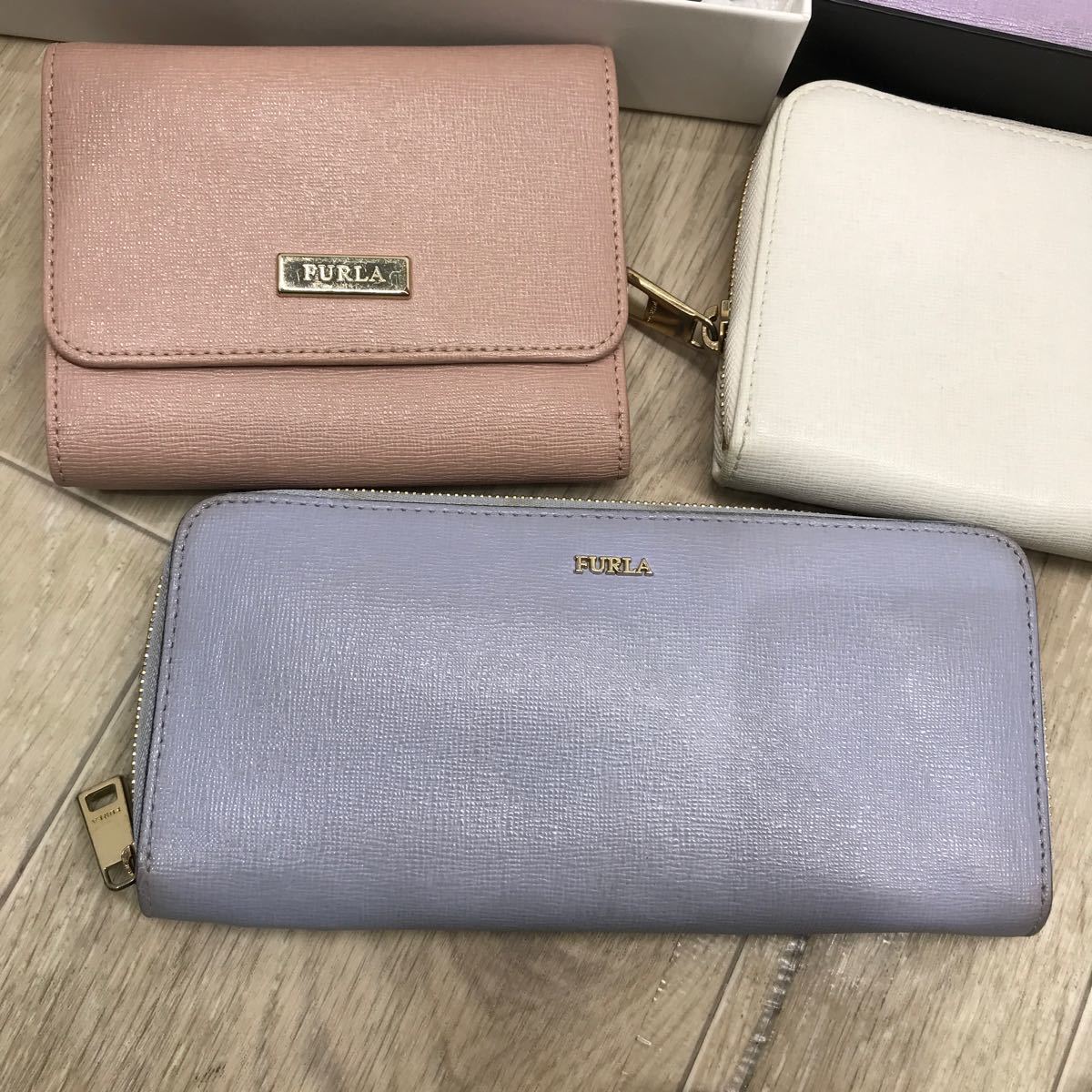 E◆ ブランド 財布 長財布 折り畳み カードケース まとめ FURLA / miu miu / TORY BURCH / サマンサ など ジャンク_画像6