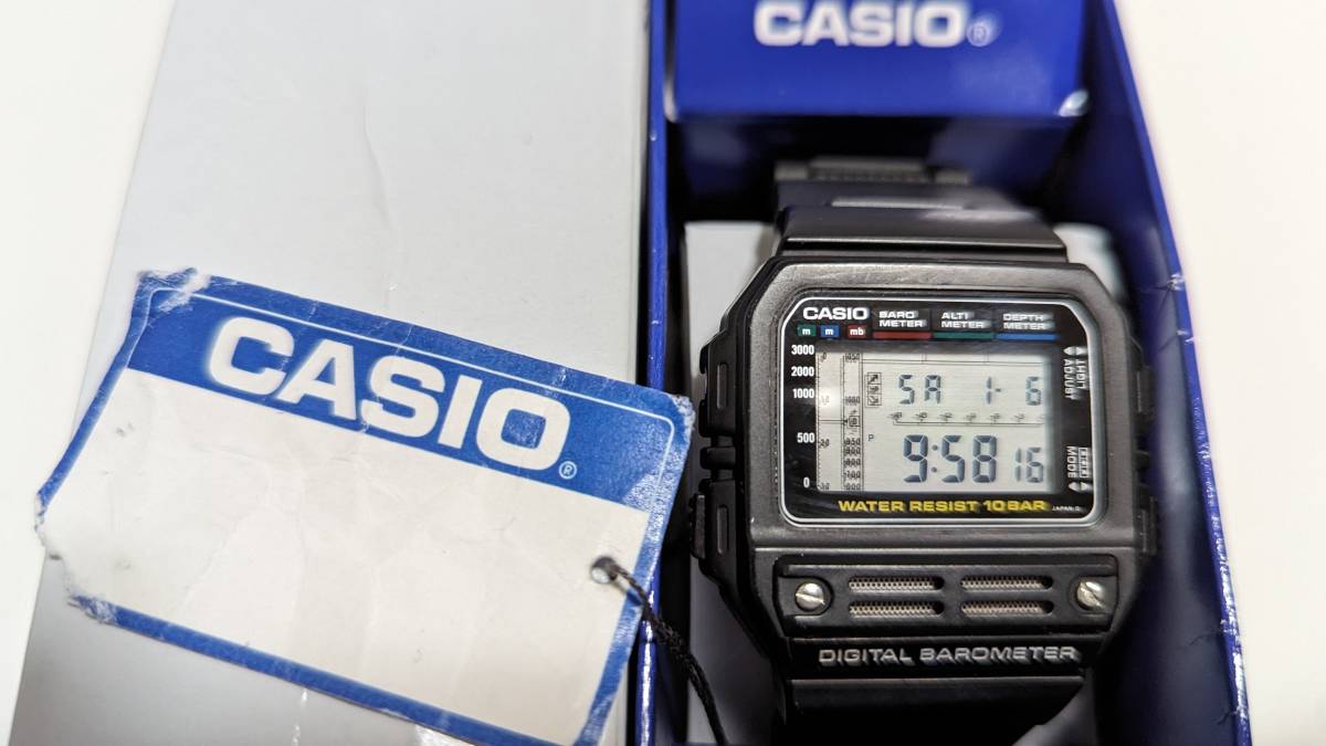 レア 2点セット CASIO カシオ ビンテージ BM-100WJ BM-100 AQW-5 AQW retro レトロ 80年代 デジタル メンズ 美品 308 560 module_画像3