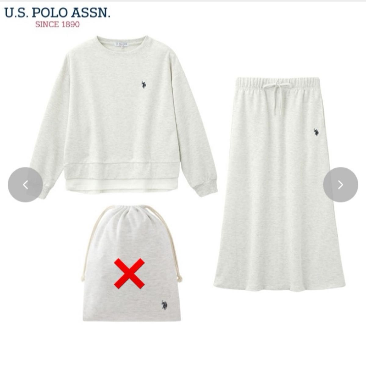 POLO ポロ セットアップ 3L スウェット トレーナー スカート POLO ポロ セットアップ 3L スウェット トレーナー スカート