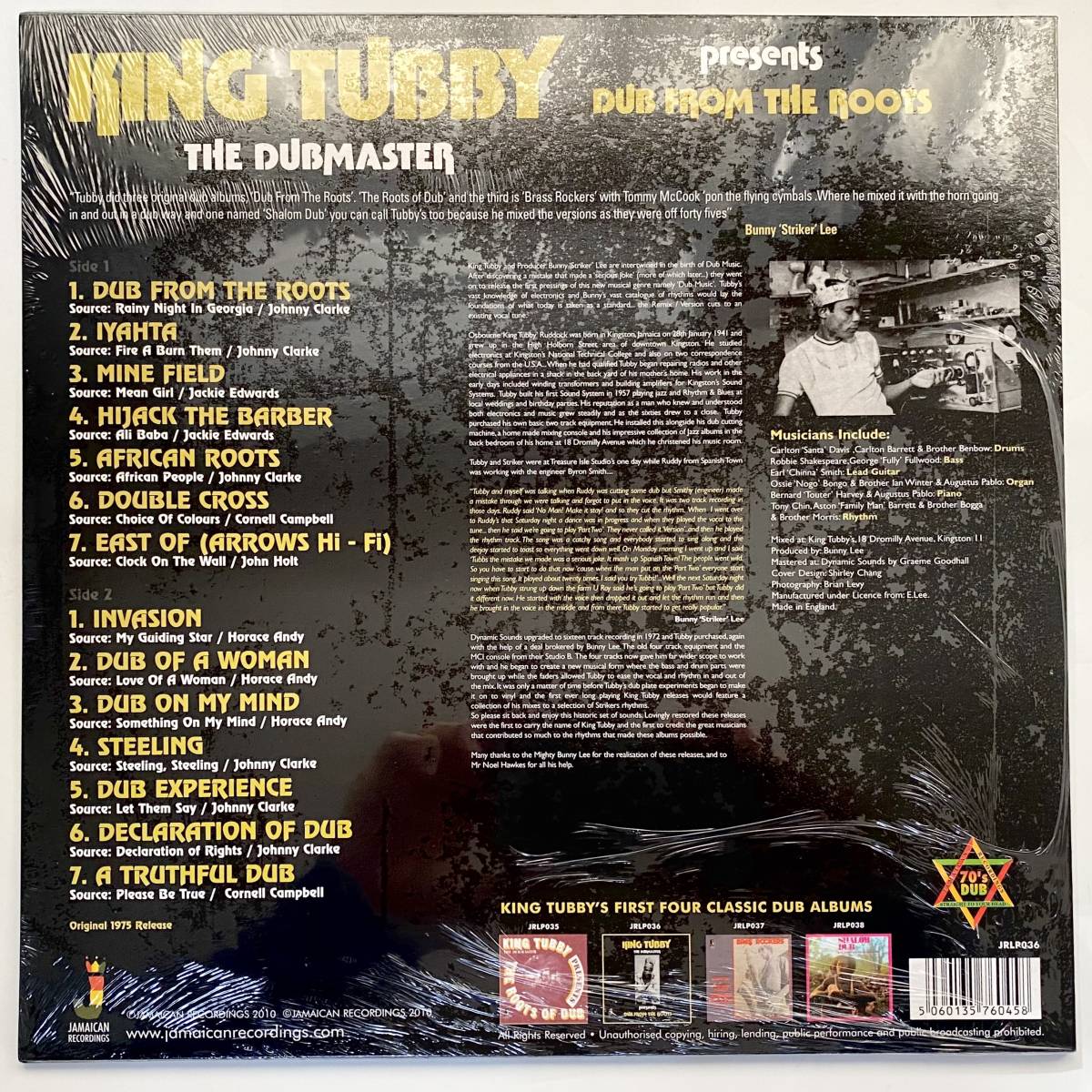 King Tubby - Dub From The Roots (Reggae Roots Reggae レゲエ DUB ダブ Jamaica UK ON-U)_画像2