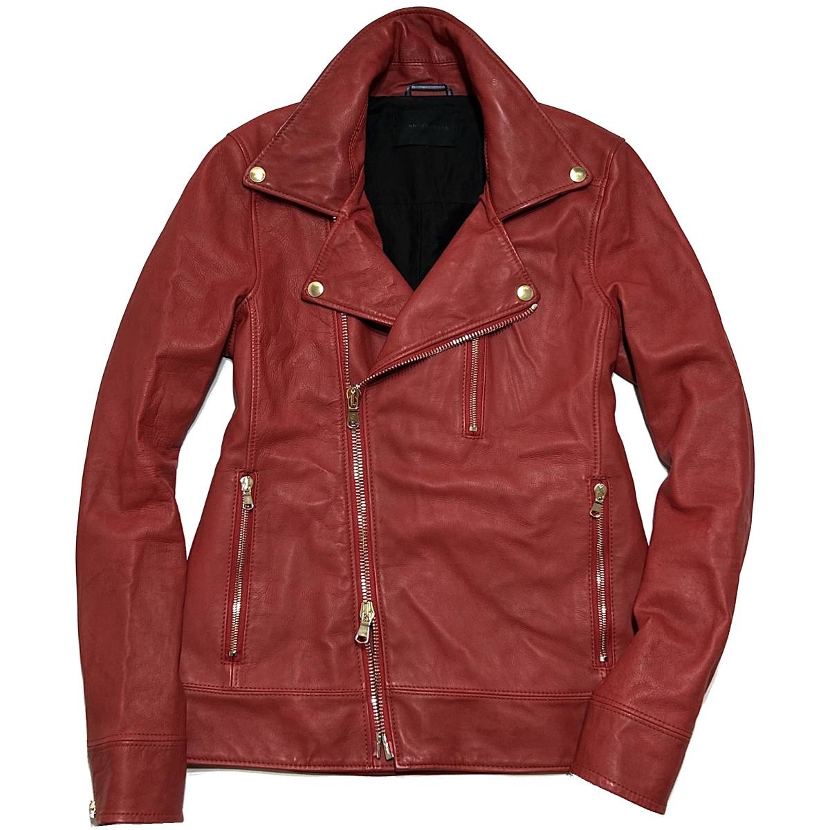 定価20万 junhashimoto BABY CALF DOUBLE INNER RIDERS 2 レッド ジュンハシモト ベビーカーフインナーダブルライダース wjk akm 1piu 定価20万 junhashimoto BABY CALF DOUBLE INNER RIDERS 2 レッド ジュンハシモト ベビーカーフインナーダブルライダース wjk akm 1piu