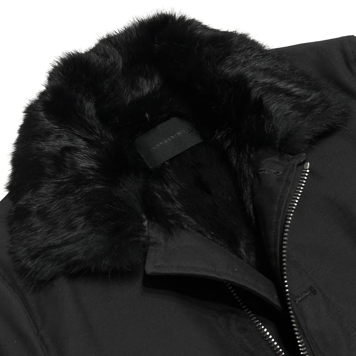 定価16 5万 junhashimoto N-1 RABBIT FUR DECK JACKET 3 黒 定価16 5万 junhashimoto N-1 RABBIT FUR DECK JACKET 3 黒