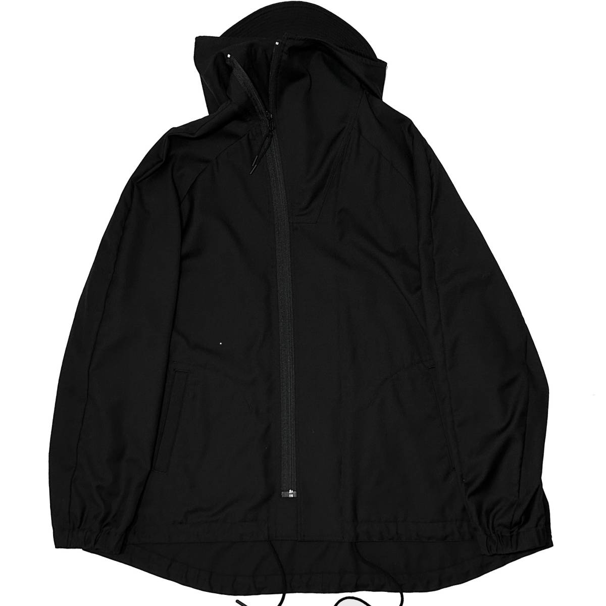 定価4.4万 s'yte Yohji Yamamoto T/W Gabardine Diagonal Zip Shell Jacket 2 サイトジップパーカージャケット ヨウジヤマモトの画像1