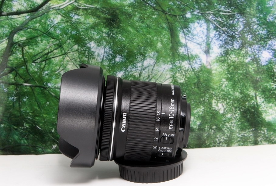 手ぶれ補正するめちゃ軽い超広角レンズ canon EF-S10-18mm IS 手ぶれ補正するめちゃ軽い超広角レンズ canon EF-S10-18mm IS
