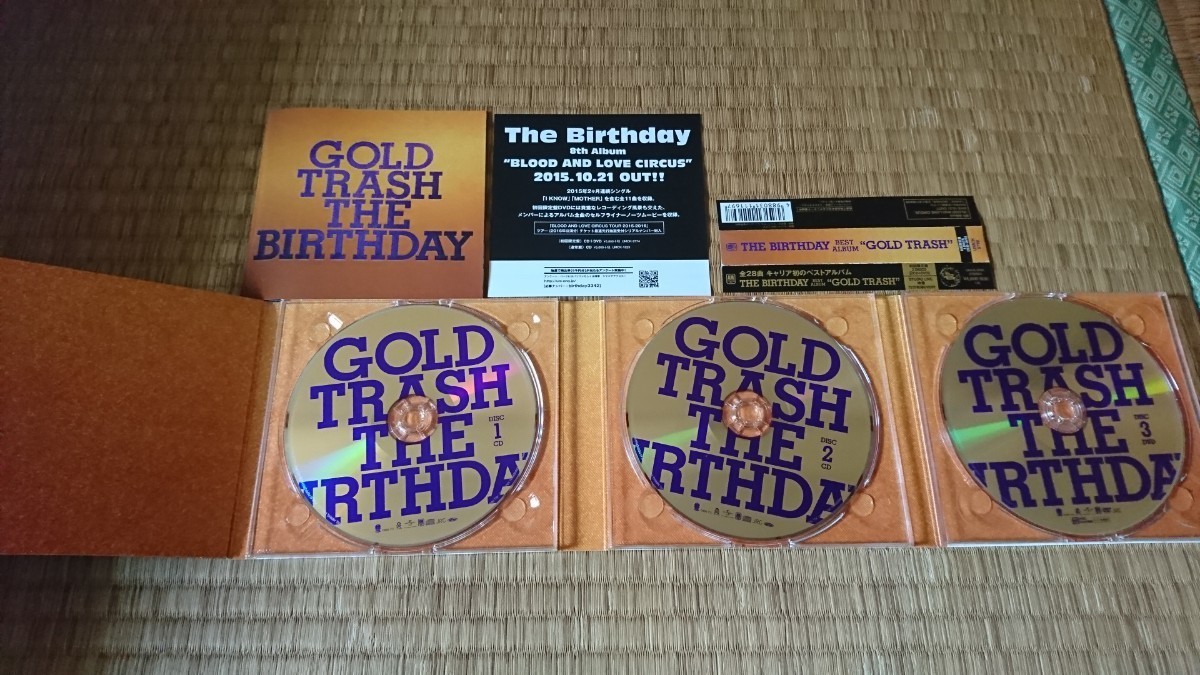 優れた品質 GOLD ベスト 初回限定盤 BIRTHDAY THE TRASH 邦楽