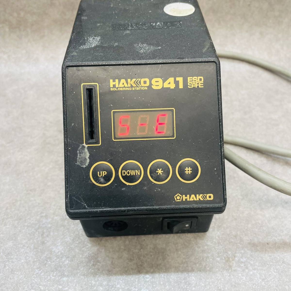 L5-09）HAKKO 941 + 911　はんだこてステーション　 _画像3