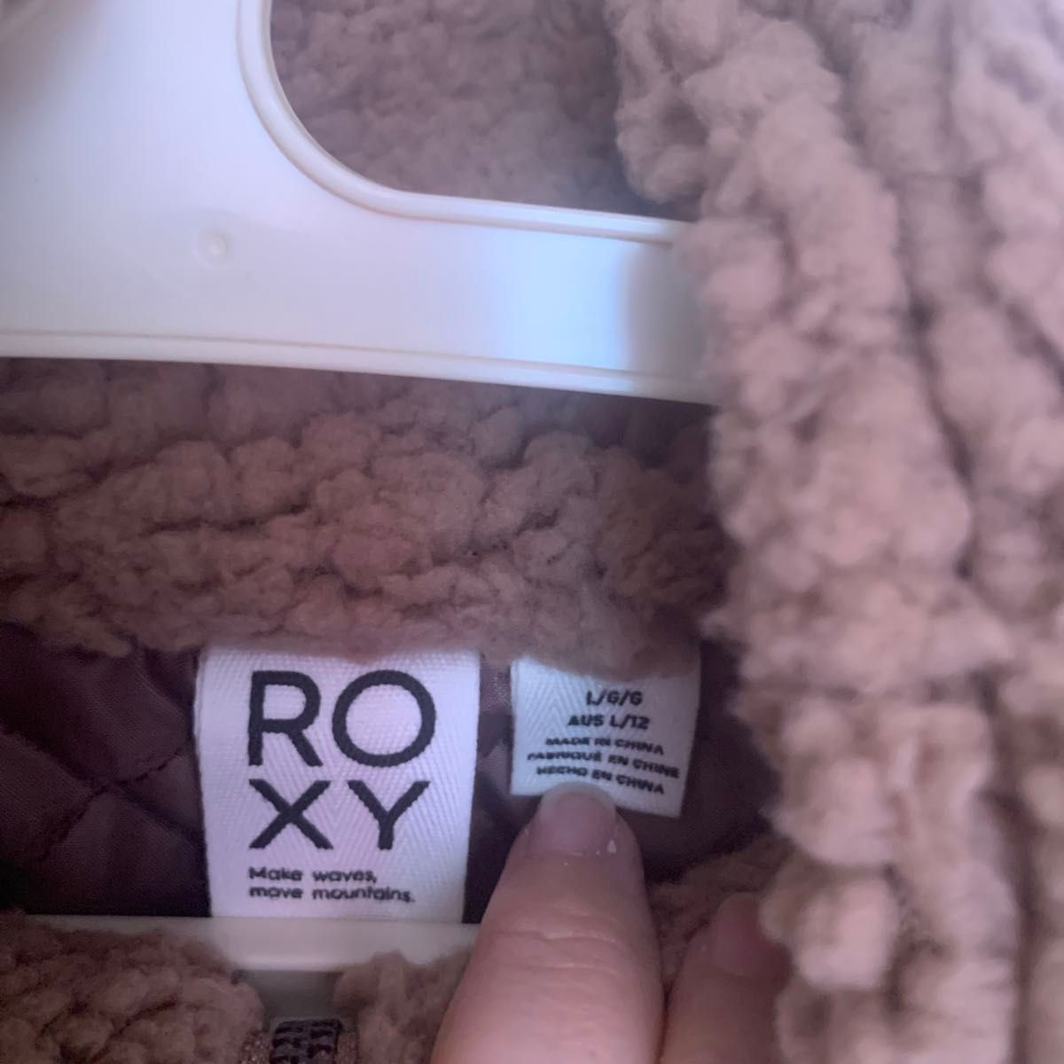 ROXY ロキシー　ボアジャケット アウター　L
