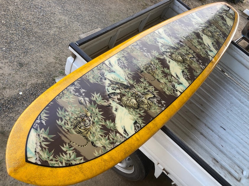 クラシックシングルフィンハンドメイド KENNNY SURF 8'4 クラシックシングルフィンハンドメイド KENNNY SURF 8'4