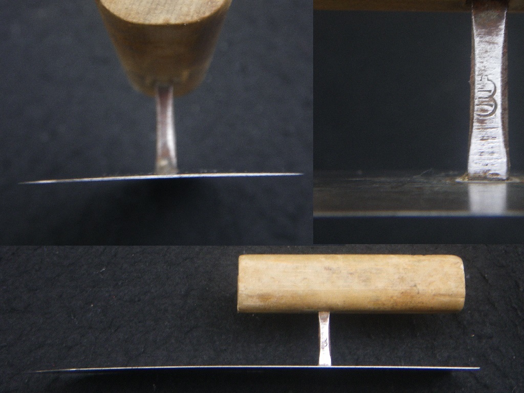 古い鏝6寸61g 長186㎜ 巾45.5㎜ 鏝左官道具左官鏝コテ日本製大阪｛三
