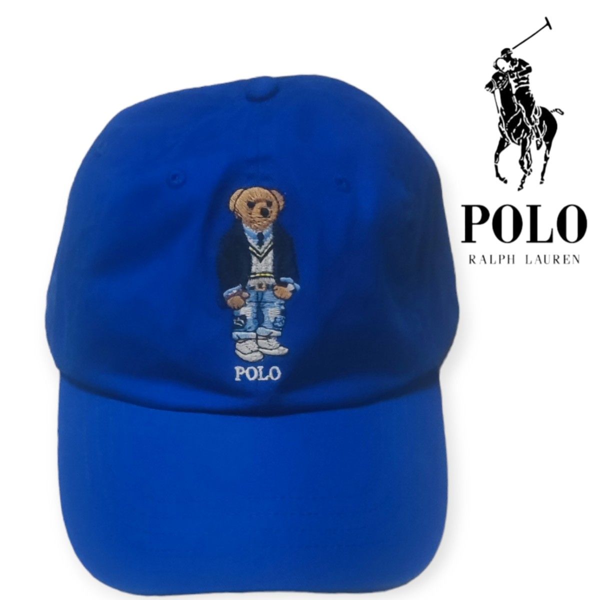 【新品未使用】POLO RALPH LAUREN　ポロラルフローレン　POLO BEAR　ポロベア　キャップ　ブルー