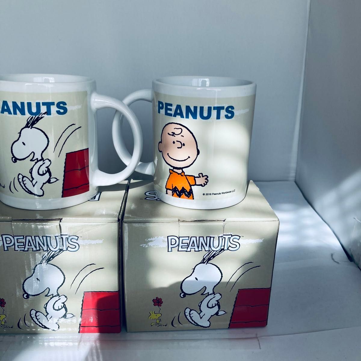 スヌーピー PEANUTS 陶器 マグカップ コップ　新品　未使用　食器　即日発送　送料無料