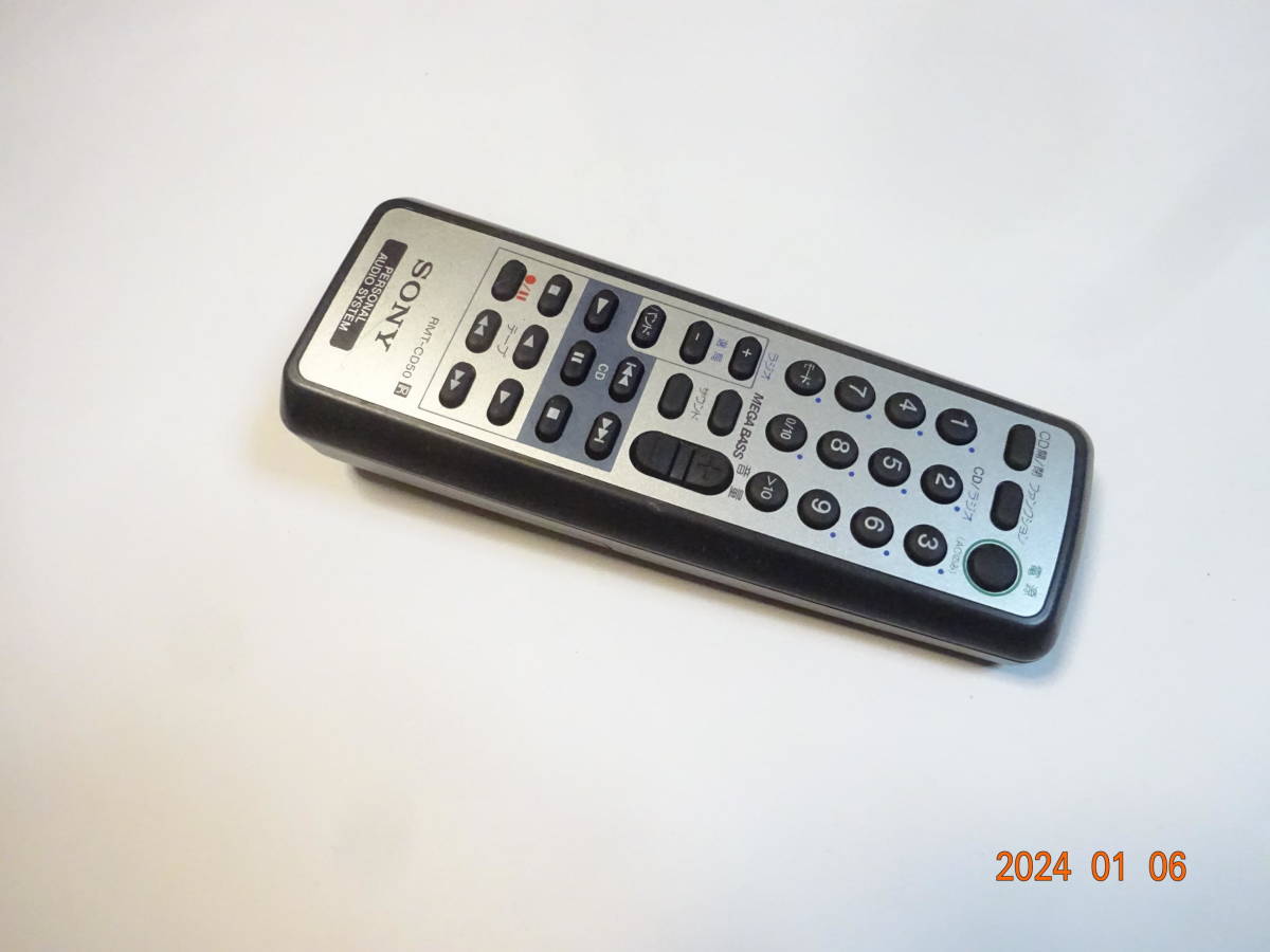 SONY RMT-CD50 ZS-D50 for remote control personal CD for remote control radio-cassette 