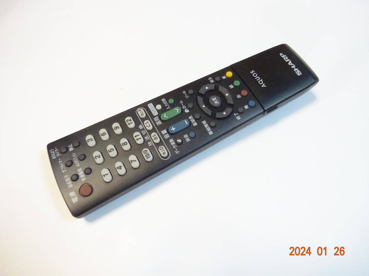 シャープ GA952WJSA LC-16K5/LC-19K5/LC-22K5用リモコン AQUOS アクオス用リモコン テレビ用リモコン_画像1