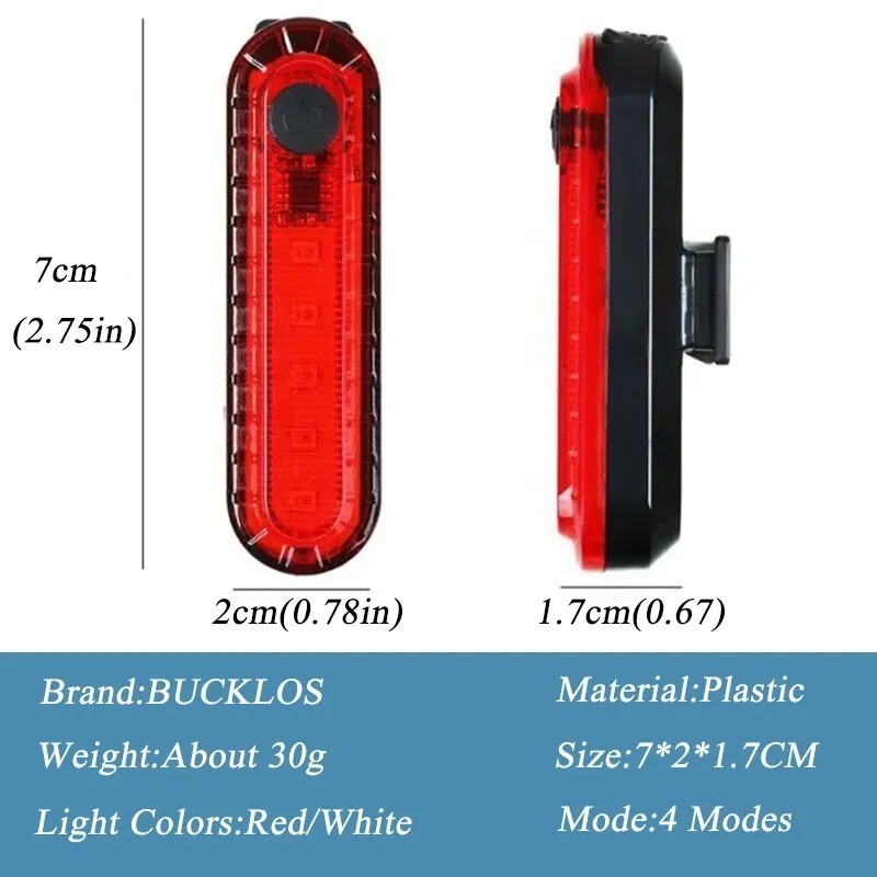 特定小型原付★電動キックボードの最高速度表示灯等に！緑LEDランプ（充電式）前後2個セット_商品サイズ
