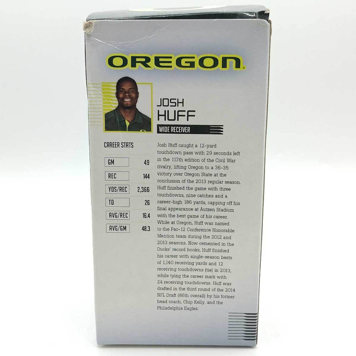 【中古】[ジャンク] オレゴン大学 ダックス バブルヘッド #1 ジョシュ・ハフ JOSH HUFF Oregon Ducks NCAA アメフト_画像10