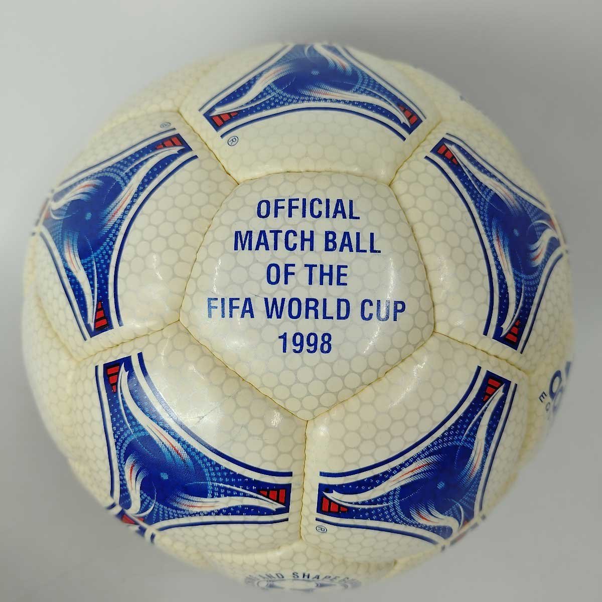 【中古】アディダス フランス ワールドカップ 1998 サッカーボール AS5200C ADIDAS トリコロール 公式球 fifa world cup_画像4