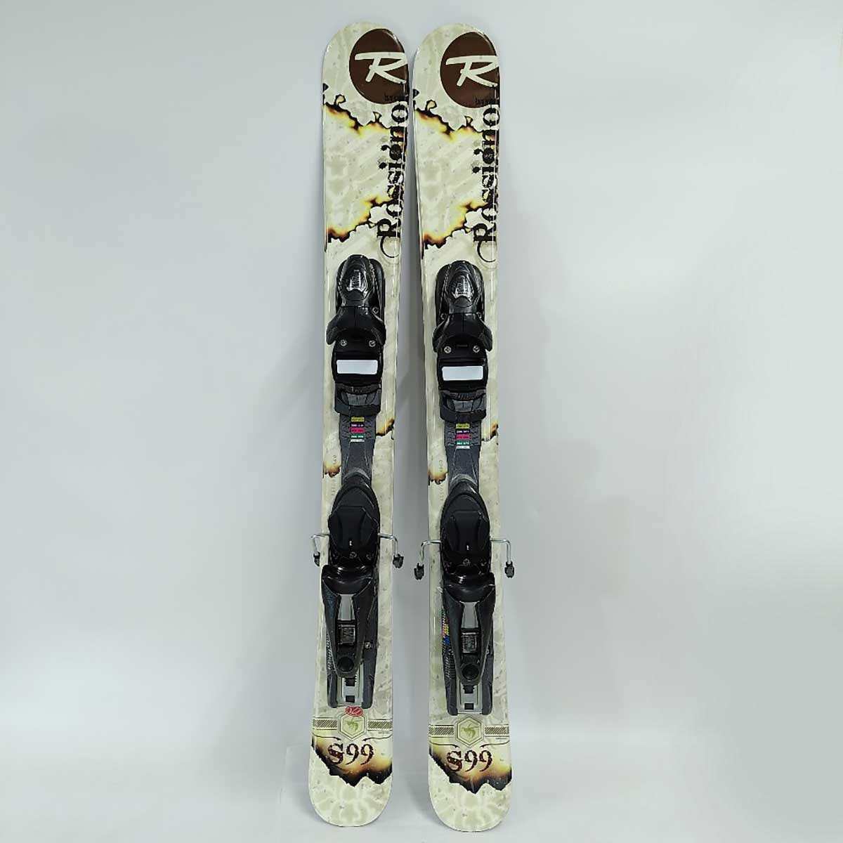 【中古】ロシニョール S99 ショートスキー ファンスキー スキーブレード スキーボード 99cm ROSSIGNOL Look TYPE NX LEVEL 10 ケース付き_画像1