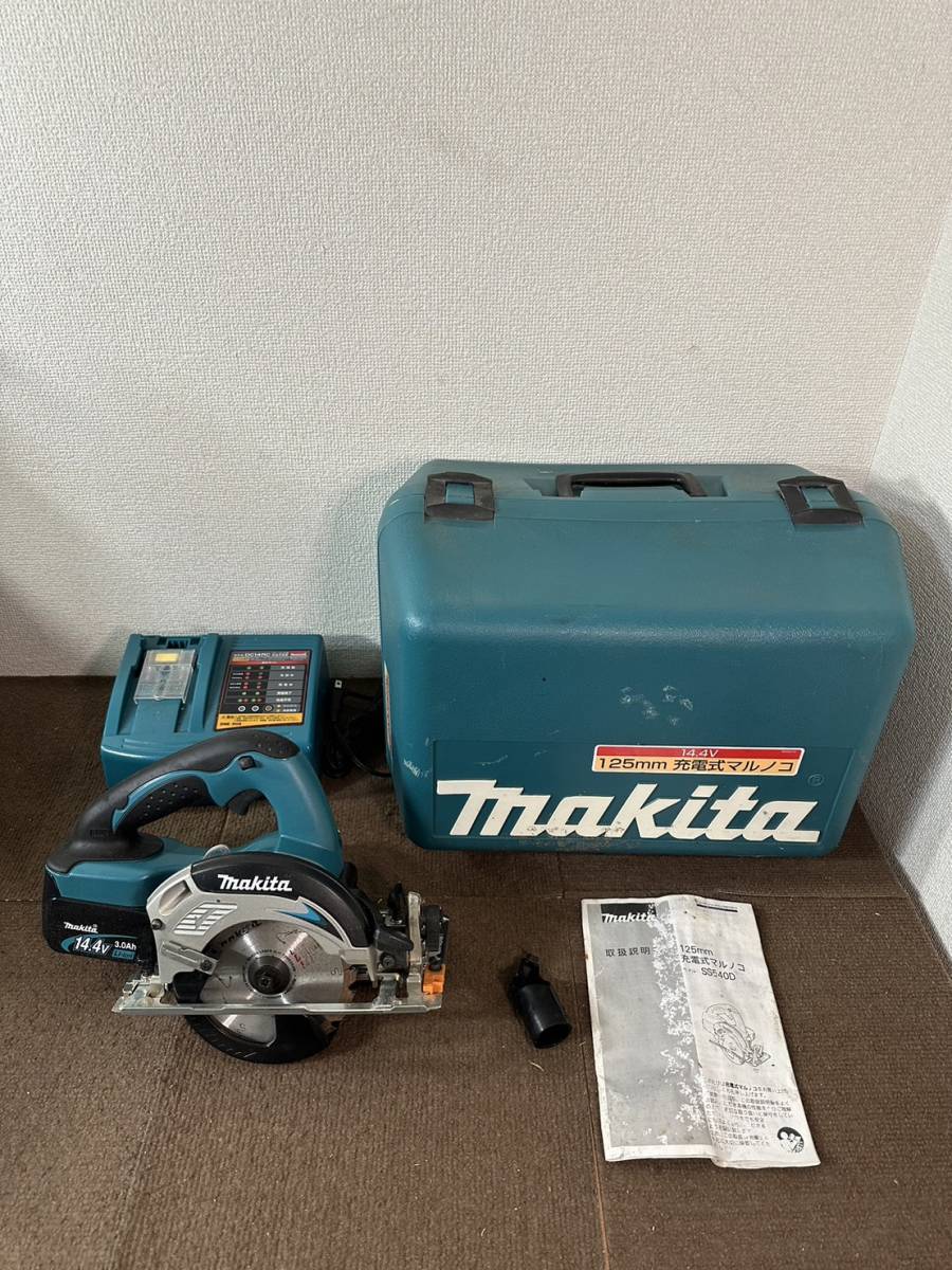 【中古品】Makita マキタ 14.4v 充電式 マルノコ SS540D 通電動作確認済み_画像1