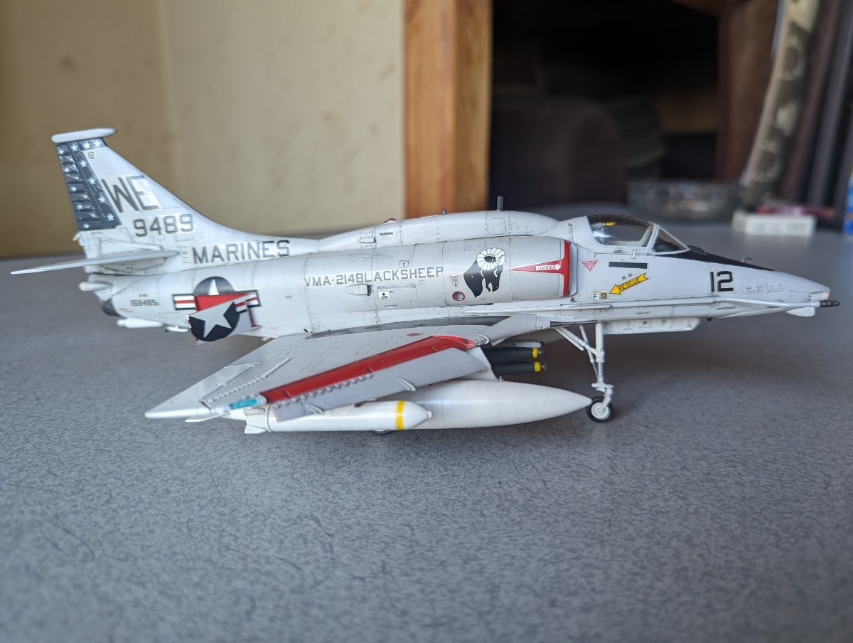 完成品】ハセガワ 1/48 アメリカ海兵隊 A-4M スカイホーク 完成品】ハセガワ 1/48 アメリカ海兵隊 A-4M スカイホーク