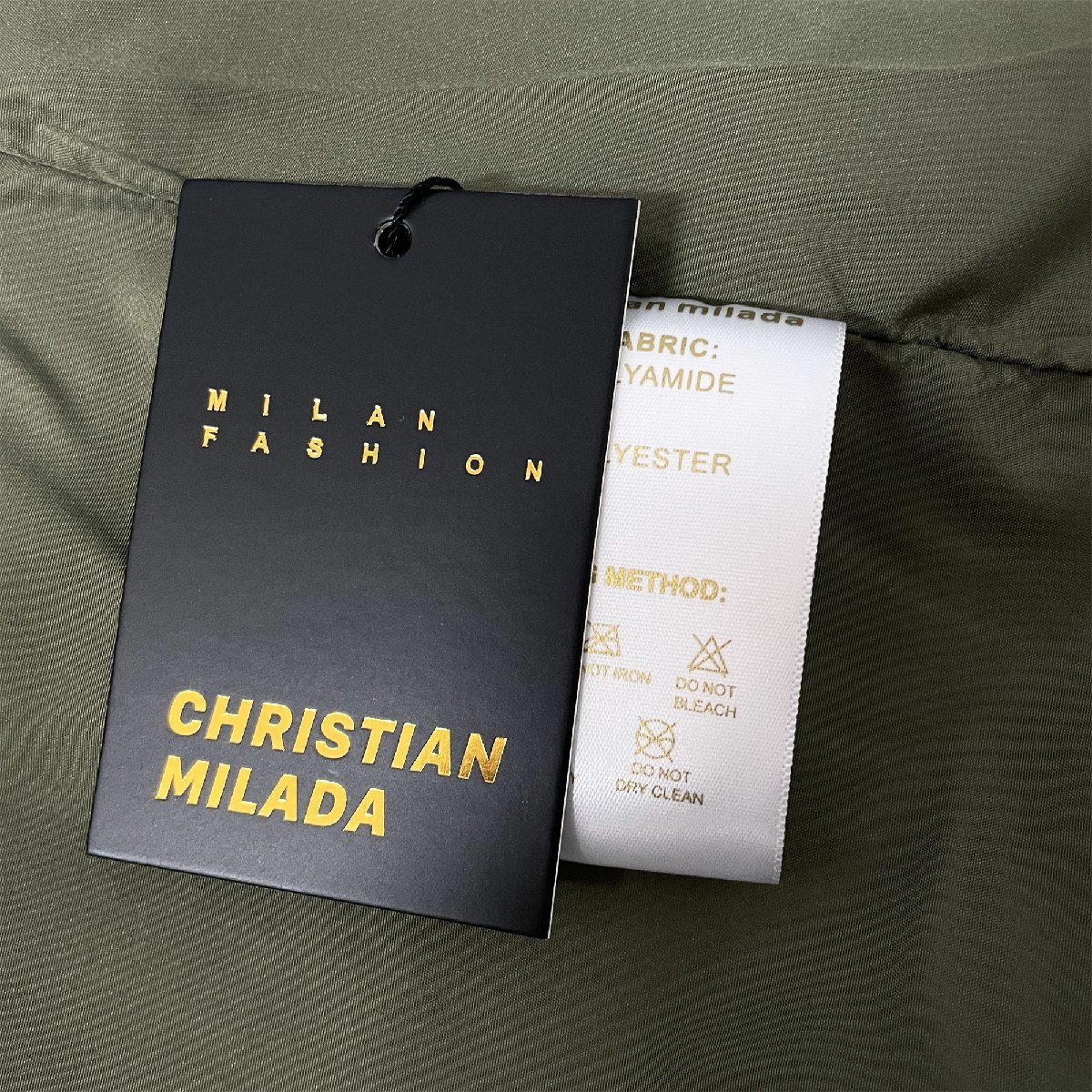 定価6万★christian milada・ミラノ発・ジャケット★個性 お洒落 シンプル 防風 刺 ジャンパー ブルゾン フード付き 秋冬 XL/50サイズ_画像10