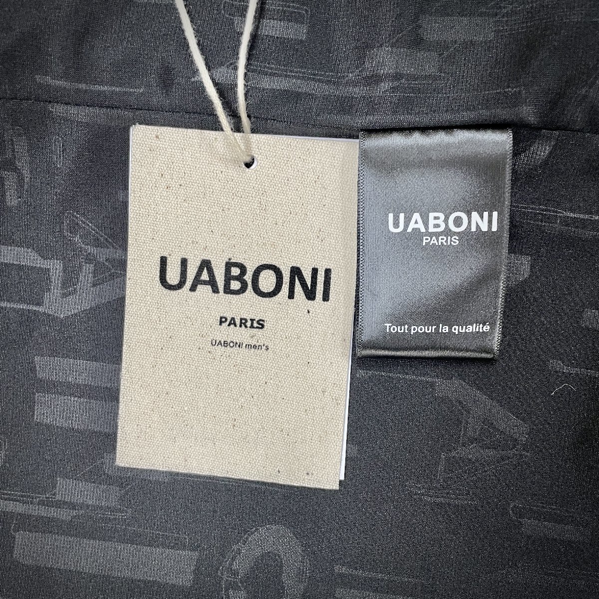 一枚限定EU製＆定価6万◆UABONI*ユアボニ*ジャケット*フランス*パリ発◆薄手 オシャレ ブルゾン マウンテンパーカ フード脱着可 2XL/52_画像10