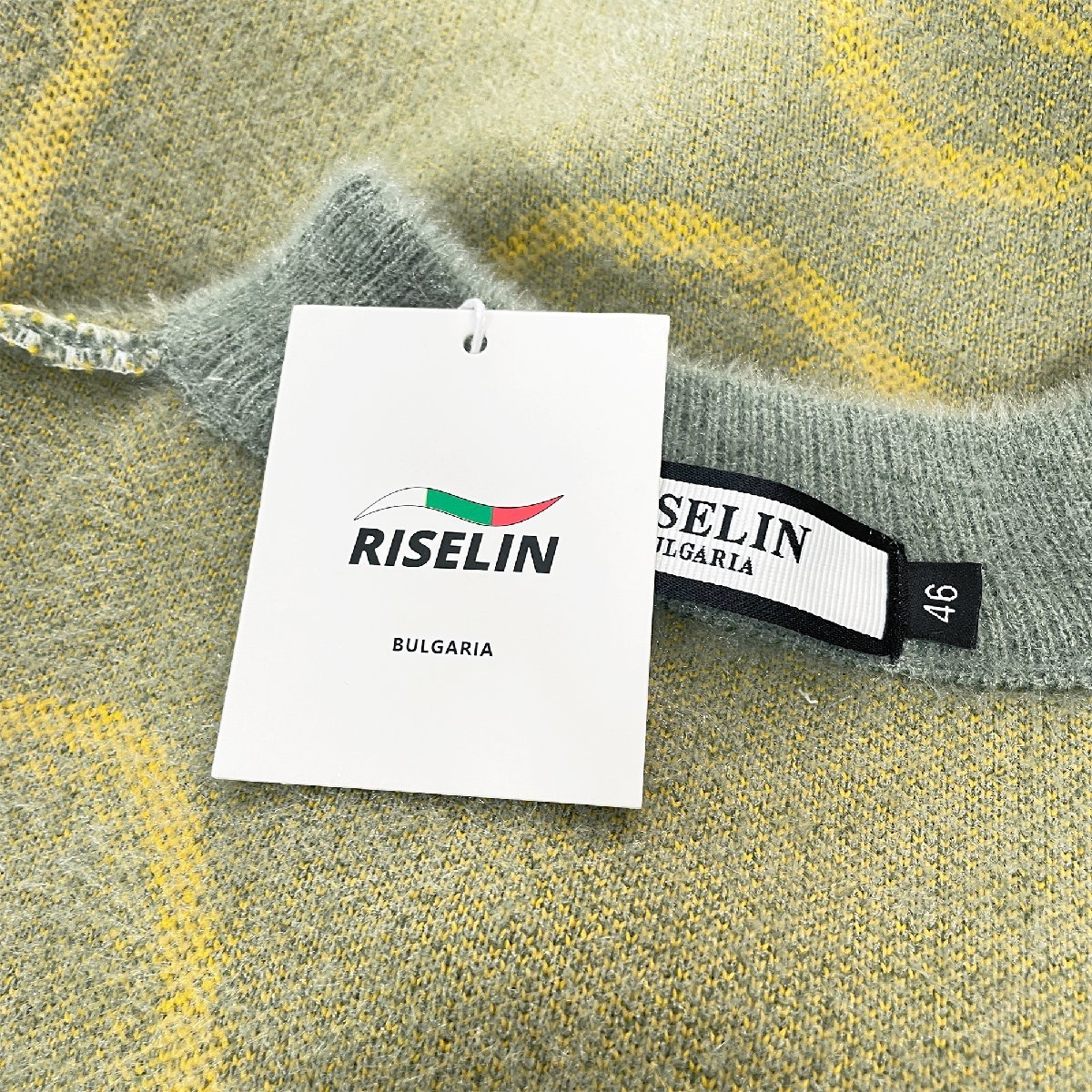 個性 ヨーロッパ製※定価5万◆ブルガリア発※RISELIN セーター ミンク/カシミヤ混 ソフト 毛足 ニット 暖かい ウサギ 可愛さ 秋冬 L/48_画像7