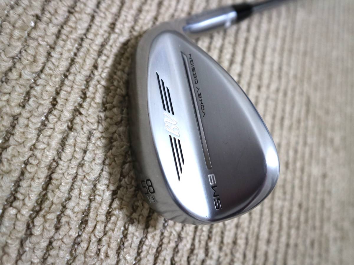 使用感極少 良品 Titleist タイトリスト◆VOKEY DESIGN ボーケイ ウェッジ SM９ 5８度 S_画像1