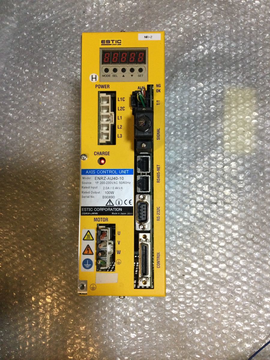 [KE5] ESTIC ENRZ-AU40-10 AXIS CONTROL UNIT 12E2-MX-2821-III 動作保証_画像3