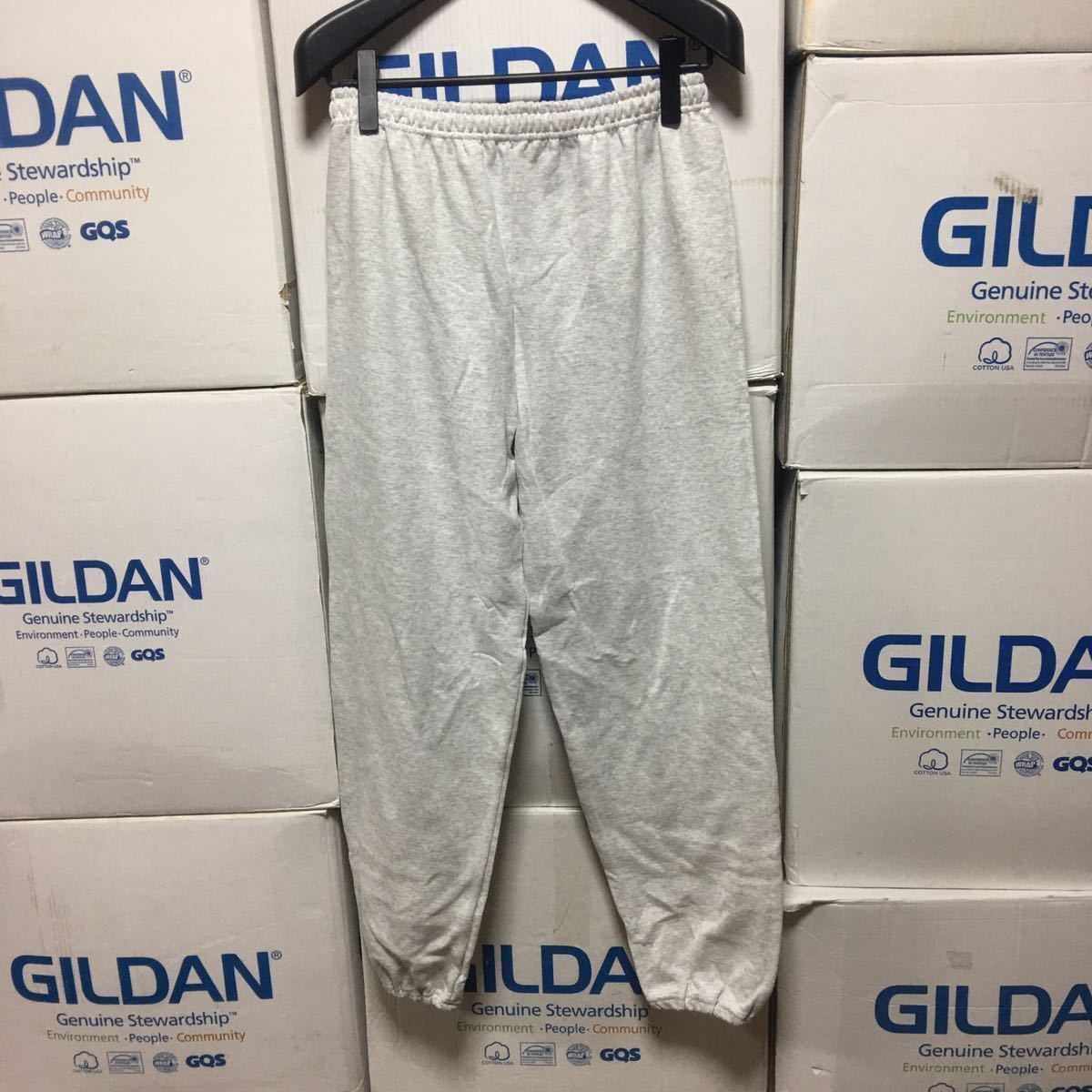 GILDAN アッシュグレー XL 灰色 スウェットパンツ 8.0oz スウェット セットアップ ギルダン 無地 裏起毛★_画像1