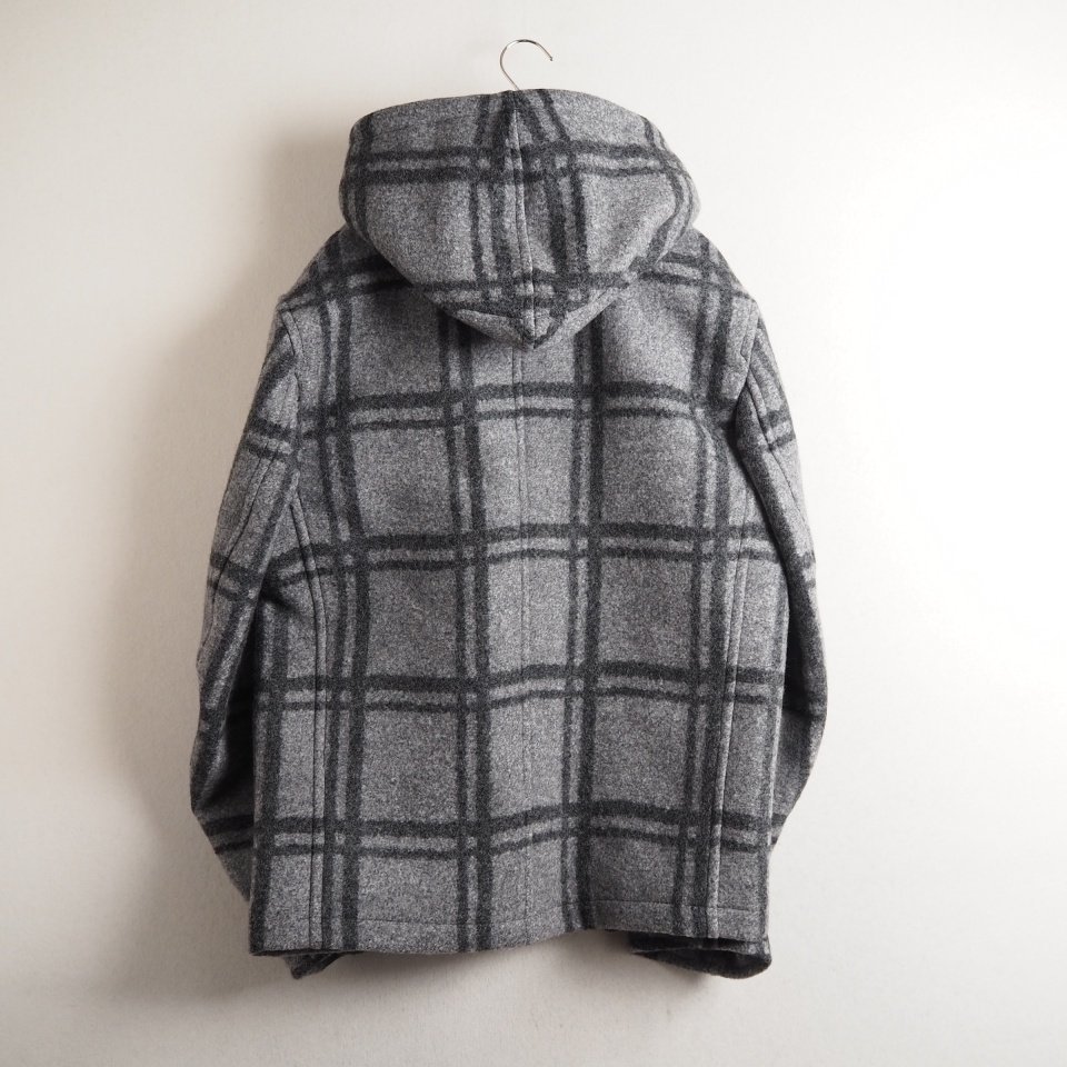 x5567P VMARNI Marni V with a hood . melt n wool Zip jacket gray check 44 / men's coat blouson autumn winter rb mks