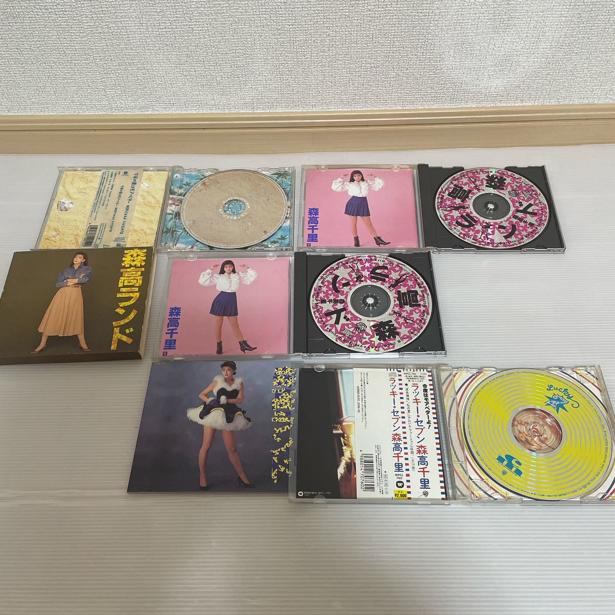 未検品 森高千里 CD 森高ランド ラッキー7 その他 まとめて8枚まとめ売り A-192_画像4