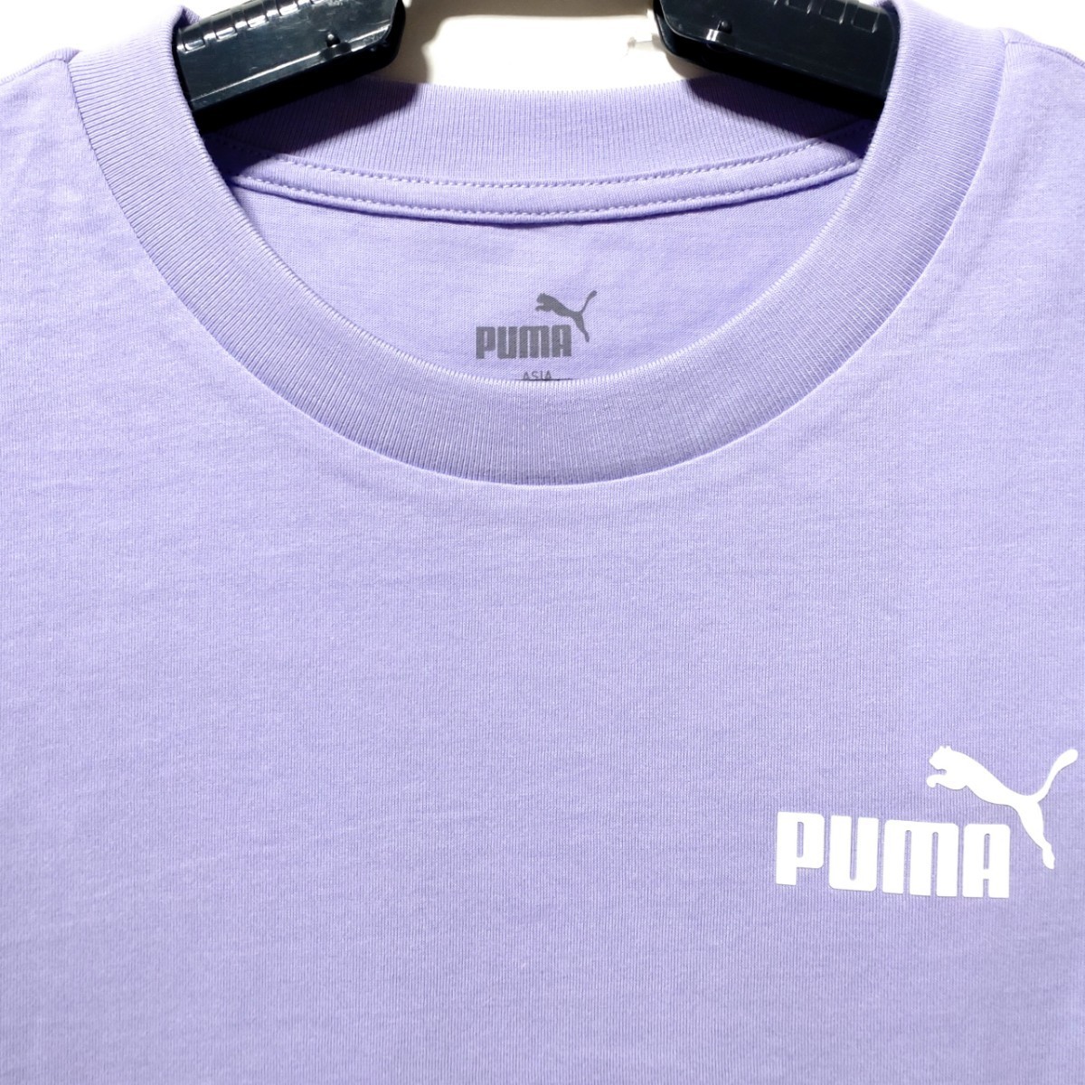 特価/未使用【サイズ=М】puma/プーマ/レディス/ショート丈/半袖/Tシャツ/胸囲=81～85cm/lavender③_画像2