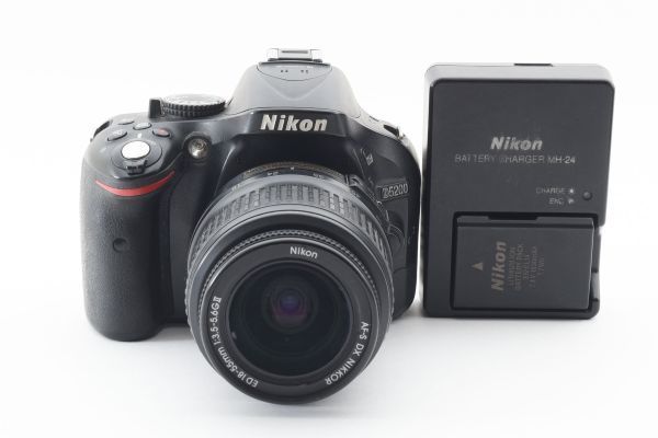 #k256★実用品★ ニコン Nikon D5200 +AF-S 18-55mm レンズキット_画像1