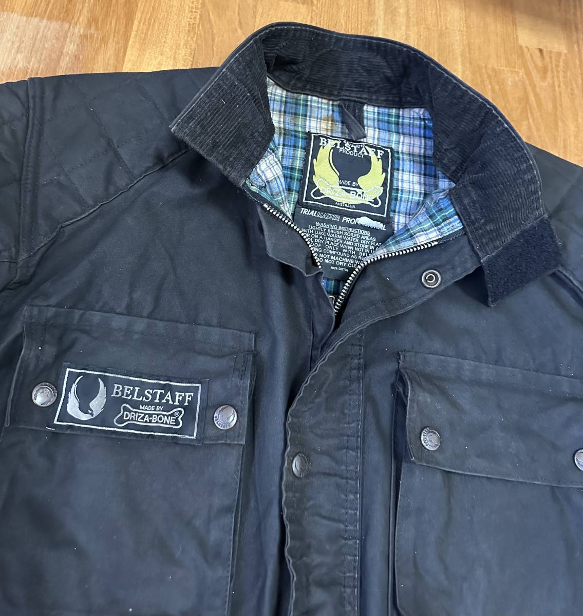 80s vintage Belstaff × Driza Bone TRIALMASTER масло do жакет 